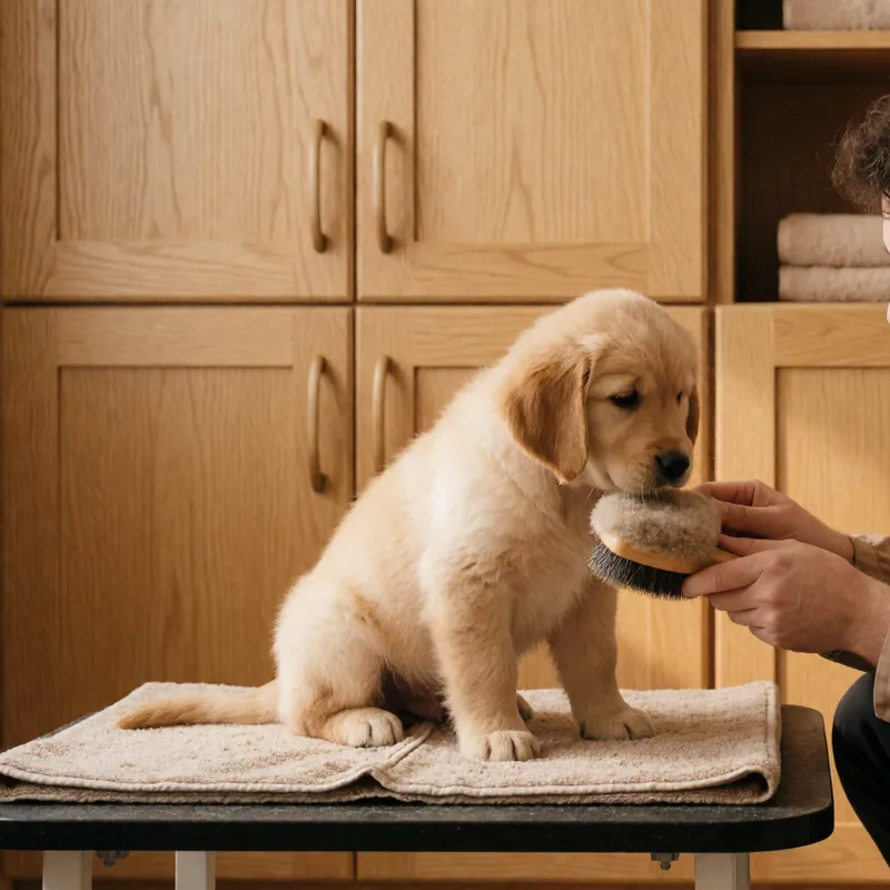A puppy's very first haircut — Woodside Pet Grooming, Woodside, Queens, NY