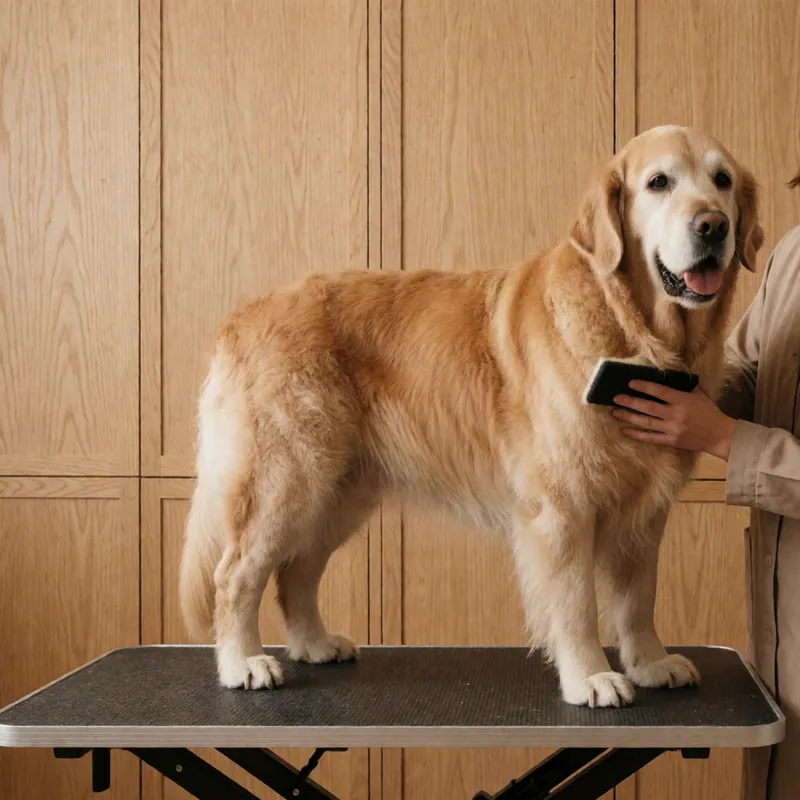 An older dog who finds the whole thing hard — Woodside Pet Grooming, Woodside, Queens, NY