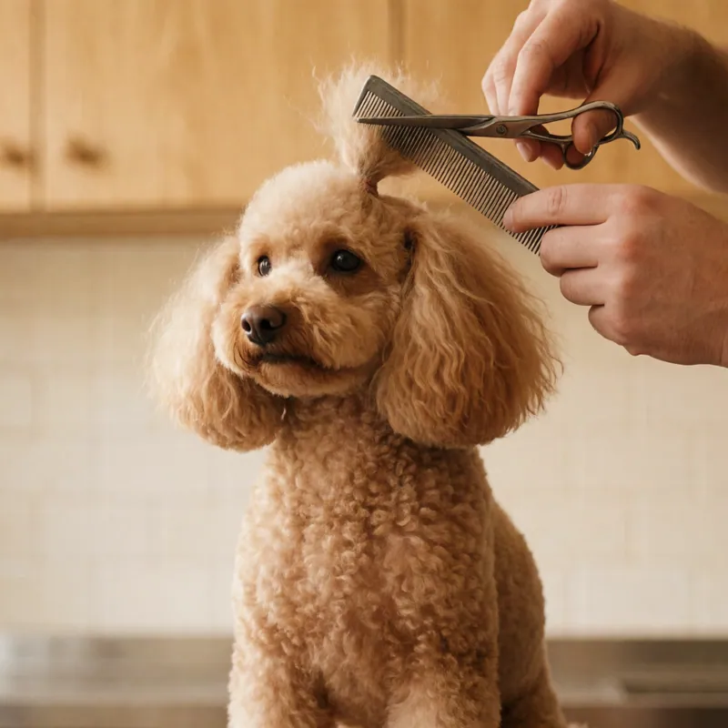 Poodles grooming at Woodside Pet Grooming, Woodside NY